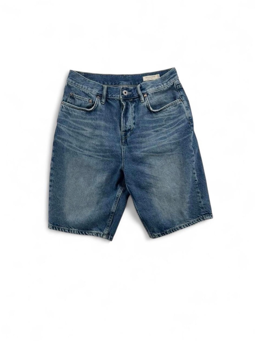 Men’s AllSaints Relaxed Fit 100% Cotton Alva Denim Shorts Size 30